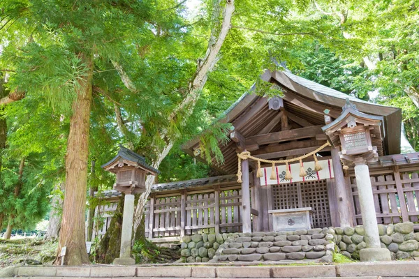 日本长野 日本长野县Suwa Taisha Suwa Grand Shrine Kamisha Maemiya 苏瓦泰沙神龛是6 7世纪建造的最古老的神龛之一 — 图库照片