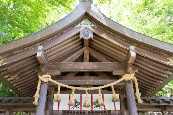 Nagano Japan Suwa Taisha Suwa Grand Shrine Kamisha Maemiya Суві — стокове фото