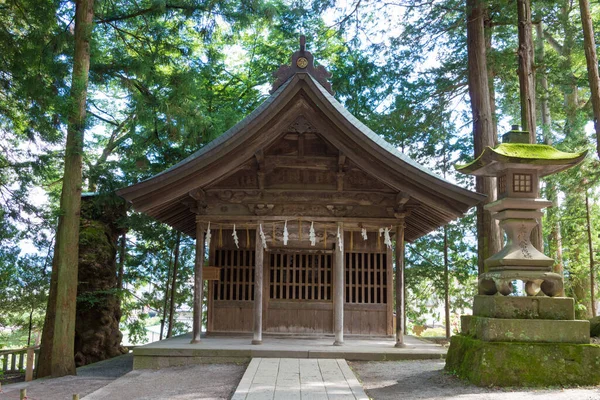 Nagano Japonya Suwa Taisha Suwa Grand Shrine Kamisha Maemiya Suwa — Stok fotoğraf