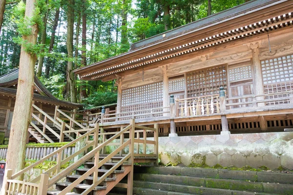 Nagano Japón Suwa Taisha Gran Santuario Suwa Kamisha Honmiya Suwa — Foto de Stock