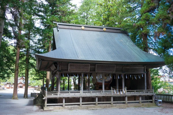 Nagano Japan Suwa Taisha Suwa Grand Shrine Kamisha Honmiya Suwa — Stockfoto