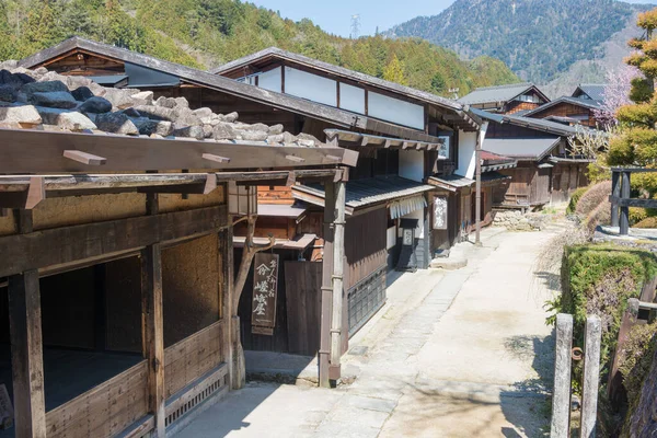 長野県 長野県南木曽市の妻子宿 妻子宿 つまごじゅく から京都 にかけての中山道で有名な宿場町 — ストック写真