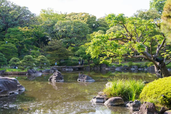 Tokyo, Japan - Kyu-Furukawa Gardens in Tokyo, Japan. The park includes an old western-style mansion with a rose garden, and a Japanese garden which were built in early 20th century.