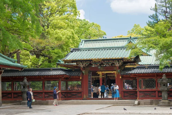 内祖神龛在东京 那是东京十大神殿之一 — 图库照片