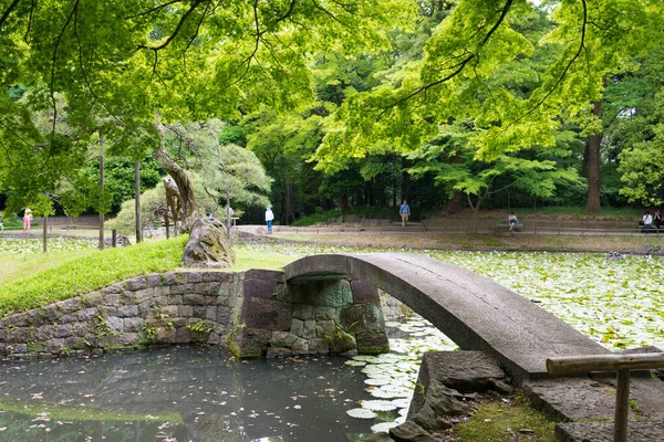 Tóquio Japão Koishikawa Korakuen Garden Tóquio Japão Foi Construído Início — Fotografia de Stock