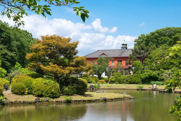 Tokio Japonia Ogród Botaniczny Koishikawa Tokio Japonia Ogrody Pochodzą 1684 — Zdjęcie stockowe