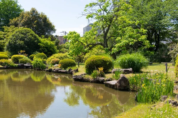 Tóquio Japão Koishikawa Botanical Garden Tóquio Japão Jardins Datam 1684 — Fotografia de Stock