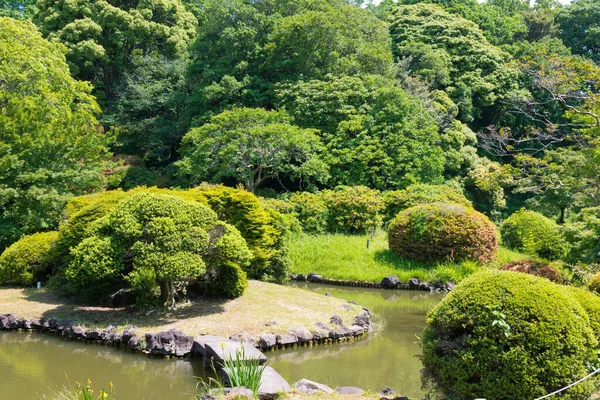 Tokyo, Japan - Koishikawa Botanical Garden in Tokyo, Japan. The gardens date to 1684, when the 5th Tokugawa shogun, Tsunayoshi, established the Koishikawa Medicinal Herb Garden.