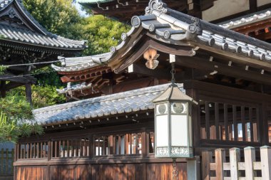 Tokyo, Japonya - Tokyo, Japonya 'daki Sengaku-ji Tapınağı. Tapınak 18. yüzyılda 47 Ronin 'in Ako olayıyla ünlü oldu..