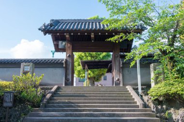 Tokyo, Japonya - 47 ronin mezarı Tokyo, Japonya 'daki Sengaku-ji Tapınağı' nda. Tapınak 18. yüzyılda 47 Ronin 'in Ako olayıyla ünlü oldu..