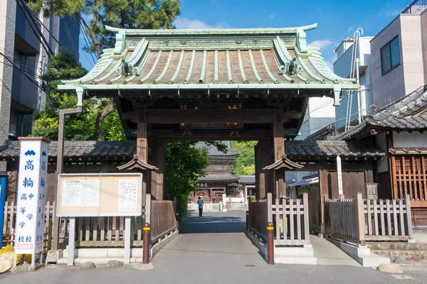 Tokyo Japonya Tokyo Japonya Daki Sengaku Tapınağı Tapınak Yüzyılda Ronin — Stok fotoğraf