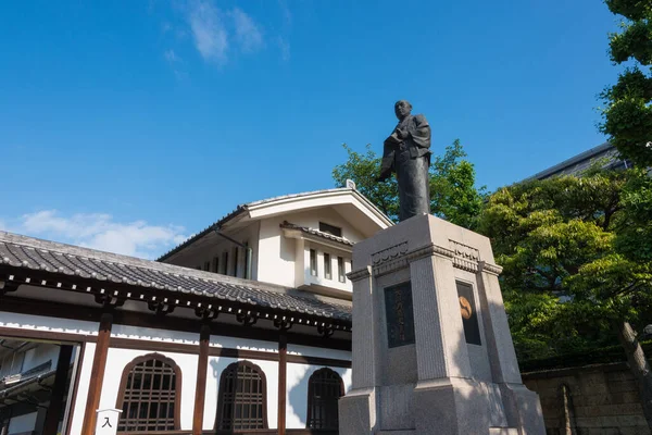 Tokyo Japan Statue Oishi Yoshio Sengaku Temple Tokyo Japan Known — Stock Photo, Image