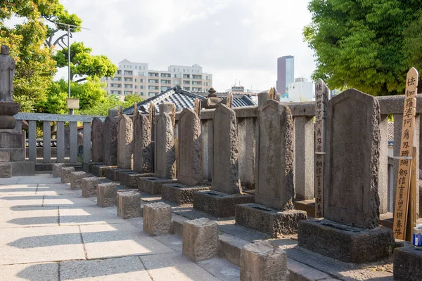 Tokio Japonia Ronińskich Grobów Sengaku Temple Tokio Japonia Świątynia Stała — Zdjęcie stockowe