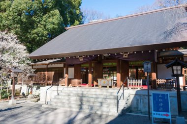 Tokyo, Japonya - Tokyo, Japonya 'daki Nogi Tapınağı. Nogi Tapınağı, Meiji döneminin ordu generali ve eğitmeni Nogi Maresuke 'nin arazisine adanmış ve inşa edilmiş bir tapınaktır..