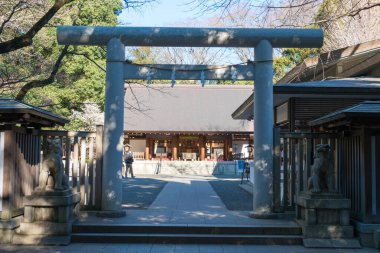 Tokyo, Japonya - Tokyo, Japonya 'daki Nogi Tapınağı. Nogi Tapınağı, Meiji döneminin ordu generali ve eğitmeni Nogi Maresuke 'nin arazisine adanmış ve inşa edilmiş bir tapınaktır..