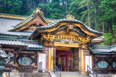 Nikko, Japonya - Nikko, Tochigi, Japonya 'daki Taiyuin Anıtmezarı. Nikko 'nun Tapınakları ve Tapınakları Dünya Mirası Alanının bir parçasıdır..