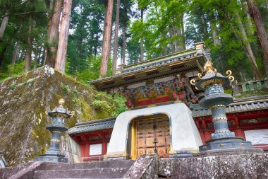 Nikko, Japonya - Nikko, Tochigi, Japonya 'daki Taiyuin Anıtmezarı. Nikko 'nun Tapınakları ve Tapınakları Dünya Mirası Alanının bir parçasıdır..