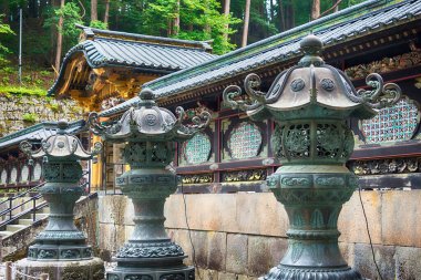Nikko, Japonya - Nikko, Tochigi, Japonya 'daki Taiyuin Anıtmezarı. Nikko 'nun Tapınakları ve Tapınakları Dünya Mirası Alanının bir parçasıdır..