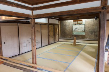 Nara, Japonya - Yoshino, Nara, Japonya 'daki Yoshimizu Tapınağı. Burası UNESCO 'nun Dünya Mirası Bölgesi - Kii Dağları' ndaki Kutsal Mekanlar ve Hac Rotaları.