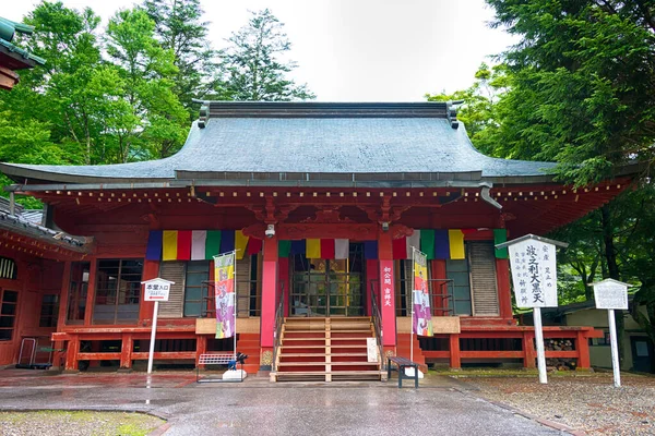 Nikko Japán Chuzenji Templom Nikko Tocsigi Japán Egy Híres Történelmi — Stock Fotó