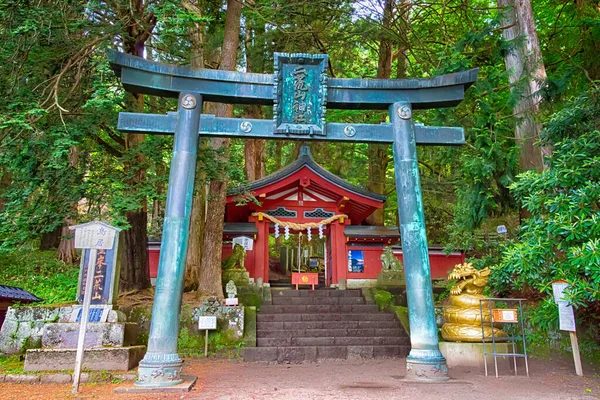 日光市 二荒山神社栃木県日光市の中宮神社 有名な史跡です — ストック写真