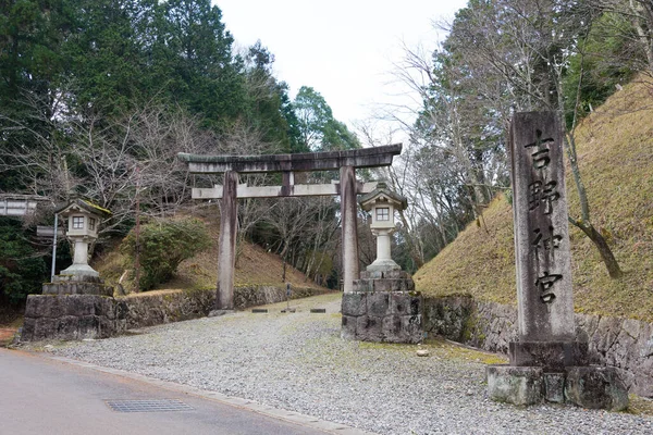 Nara Japonya Yoshino Nara Japonya Daki Yoshino Tapınağı Tapınak Ilk — Stok fotoğraf