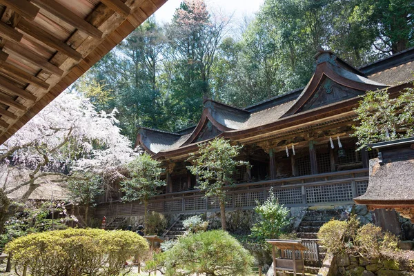 Nara Japonya Yoshino Mikumari Tapınağı Nara Japonya Burası Unesco Nun — Stok fotoğraf