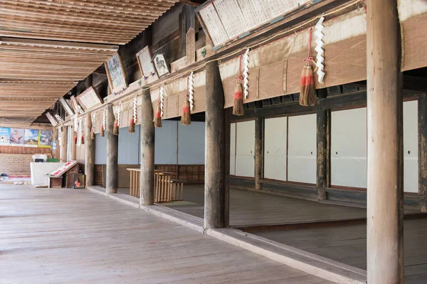 Nara, Japonya - Yoshino Mikumari Tapınağı, Nara, Japonya. Burası UNESCO 'nun Dünya Mirası Bölgesi - Kii Dağları' ndaki Kutsal Mekanlar ve Hac Rotaları.