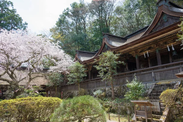 Nara Japonya Yoshino Mikumari Tapınağı Nara Japonya Burası Unesco Nun — Stok fotoğraf