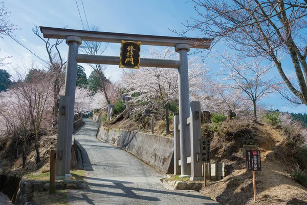 奈良県吉野の金峯神社 世界遺産に登録されている紀伊山地の霊場と参詣道 — ストック写真