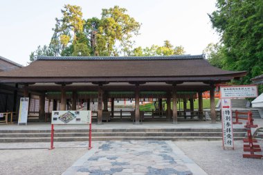 Nara, Japonya - Nara, Japonya 'daki Kasuga Taisha Tapınağı (Kasuga Büyük Tapınağı). UNESCO Dünya Mirası Sitesi - Antik Nara Tarihi Anıtları.