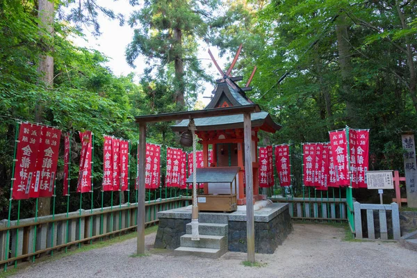 Nara Japan 日本奈良的Kasuga Taisha Shrine Kasuga Grand Shrine 它是联合国教科文组织世界遗产 古代奈良的历史遗迹的一部分 — 图库照片