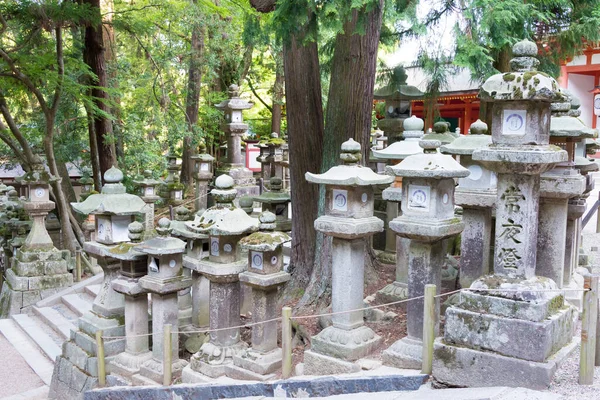 奈良県 春日大社 春日大社 奈良県 ユネスコ世界遺産に登録されている 奈良の歴史的建造物 — ストック写真