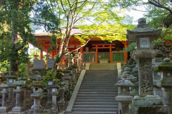 Nara Japão Santuário Kasuga Taisha Santuário Kasuga Nara Japão Faz — Fotografia de Stock