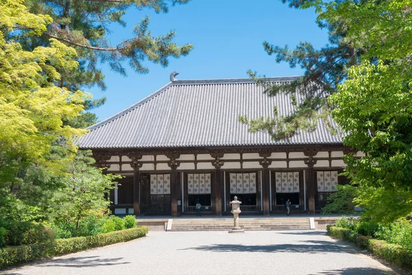 Nara Japan Toshodaijitemplet Nara Japan Det Del Unesco Världsarv Historiska — Stockfoto