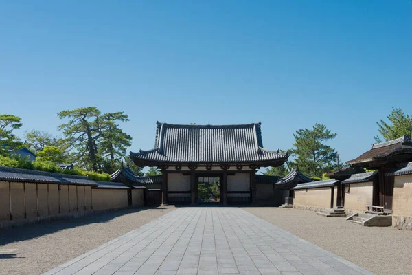 Nara Japonsko Chrám Horyuji Nara Japonsko Součástí Světového Dědictví Unesco — Stock fotografie