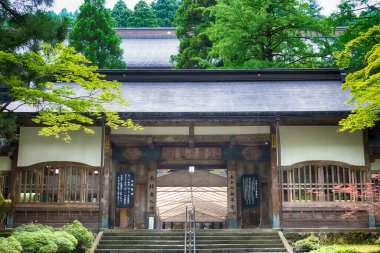 Fukui, Japonya - Eiheiji Town 'daki Eiheiji Tapınağı, Fukui Bölgesi, Japonya. Eiheiji Japonya 'daki Soto Budizm Okulu' nun iki ana tapınağından biridir..