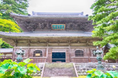 Fukui, Japonya - Eiheiji Town 'daki Eiheiji Tapınağı, Fukui Bölgesi, Japonya. Eiheiji Japonya 'daki Soto Budizm Okulu' nun iki ana tapınağından biridir..