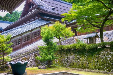 Fukui, Japonya - Eiheiji Town 'daki Eiheiji Tapınağı, Fukui Bölgesi, Japonya. Eiheiji Japonya 'daki Soto Budizm Okulu' nun iki ana tapınağından biridir..