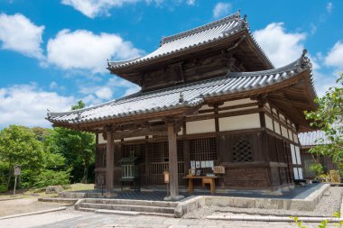 Fukoka, Japonya - Dazaifu 'daki Kaidan-in, Fukuoka, Japonya. Tapınak ilk olarak 761 yılında inşa edildi..