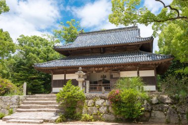 Fukoka, Japonya - Dazaifu 'da Kanzeonji, Fukuoka, Japonya. Tapınak ilk olarak 746 yılında inşa edildi..