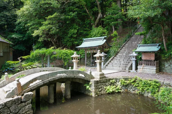 日本福冈市 2019年6月10日 日本福冈市福冈市大岛中糖寺的Munakata Taisha Nakatsugu Shrine 它是联合国教科文组织世界遗产的一部分 — 图库照片