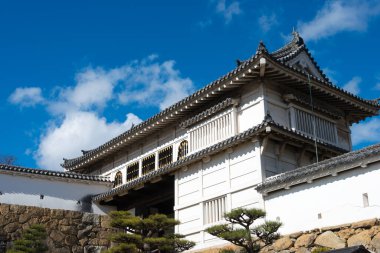 Hyogo, Japonya - Himeji Kalesi, Hyogo, Japonya. UNESCO 'nun Dünya Mirası Alanının bir parçasıdır - Himeji-jo ve Japonya' nın Ulusal Hazinesi.
