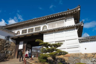 Hyogo, Japonya - Himeji Kalesi, Hyogo, Japonya. UNESCO 'nun Dünya Mirası Alanının bir parçasıdır - Himeji-jo ve Japonya' nın Ulusal Hazinesi.