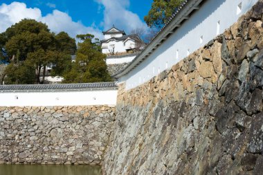 Hyogo, Japonya - Himeji Kalesi, Hyogo, Japonya. UNESCO 'nun Dünya Mirası Alanının bir parçasıdır - Himeji-jo ve Japonya' nın Ulusal Hazinesi.