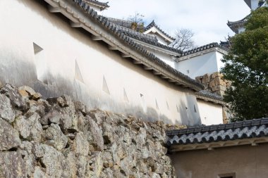 Hyogo, Japonya - Himeji Kalesi, Hyogo, Japonya. UNESCO 'nun Dünya Mirası Alanının bir parçasıdır - Himeji-jo ve Japonya' nın Ulusal Hazinesi.