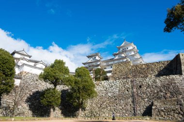 Hyogo, Japonya - Himeji Kalesi, Hyogo, Japonya. UNESCO 'nun Dünya Mirası Alanının bir parçasıdır - Himeji-jo ve Japonya' nın Ulusal Hazinesi.