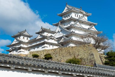 Hyogo, Japonya - Himeji Kalesi, Hyogo, Japonya. UNESCO 'nun Dünya Mirası Alanının bir parçasıdır - Himeji-jo ve Japonya' nın Ulusal Hazinesi.