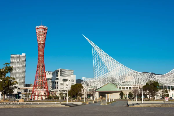 Hyogo Japonia Kobe Port Tower Meriken Park Kobe Hyogo Japonia — Zdjęcie stockowe