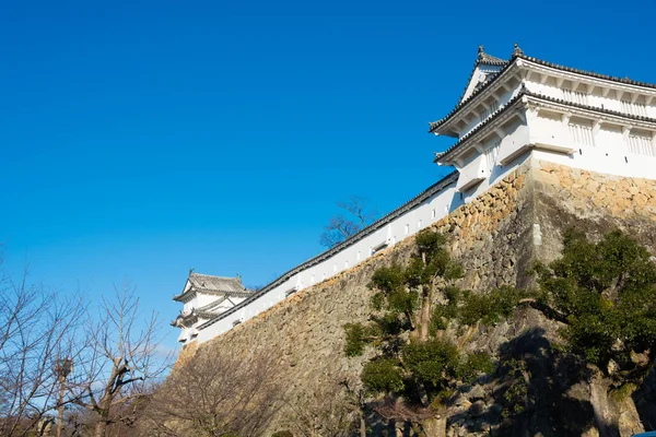 Hyogo Japonsko Himeji Pohled Hrad Svatyně Otokoyama Hachimangu Himeji Hyogo — Stock fotografie